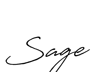 Sage stylish signature style. Best Handwritten Sign (Antro_Vectra_Bolder) for my name. Handwritten Signature Collection Ideas for my name Sage. Sage signature style 7 images and pictures png