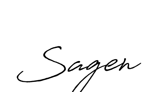 Also You can easily find your signature by using the search form. We will create Sagen name handwritten signature images for you free of cost using Antro_Vectra_Bolder sign style. Sagen signature style 7 images and pictures png