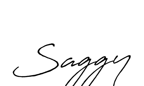 Design your own signature with our free online signature maker. With this signature software, you can create a handwritten (Antro_Vectra_Bolder) signature for name Saggy. Saggy signature style 7 images and pictures png