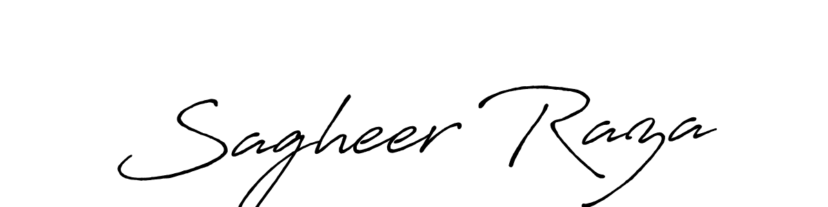 You can use this online signature creator to create a handwritten signature for the name Sagheer Raza. This is the best online autograph maker. Sagheer Raza signature style 7 images and pictures png
