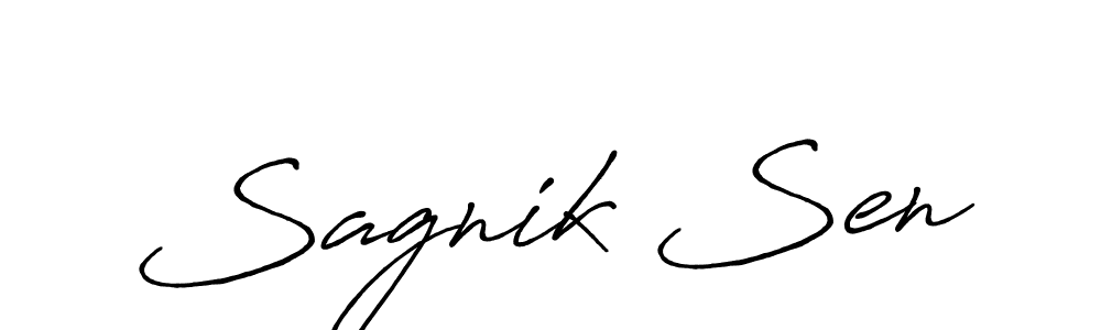 Here are the top 10 professional signature styles for the name Sagnik Sen. These are the best autograph styles you can use for your name. Sagnik Sen signature style 7 images and pictures png