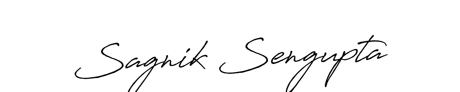Make a beautiful signature design for name Sagnik Sengupta. Use this online signature maker to create a handwritten signature for free. Sagnik Sengupta signature style 7 images and pictures png