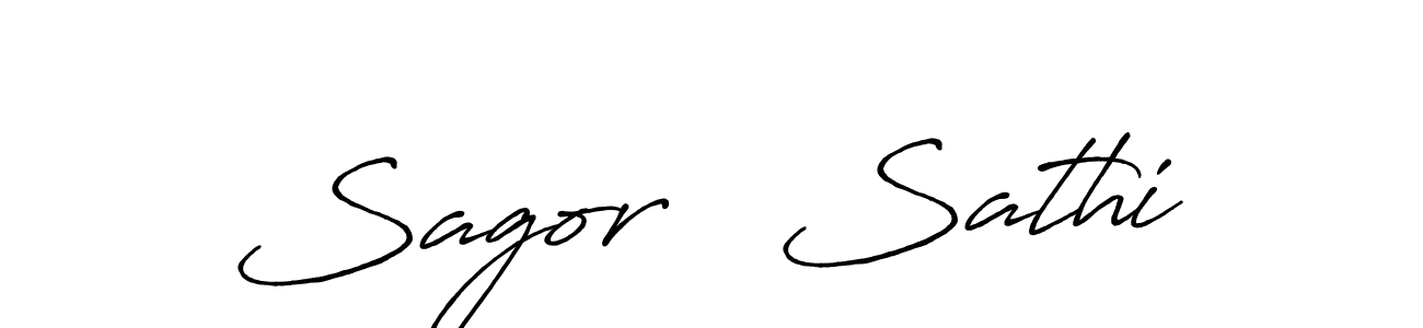 The best way (Antro_Vectra_Bolder) to make a short signature is to pick only two or three words in your name. The name Sagor   Sathi include a total of six letters. For converting this name. Sagor   Sathi signature style 7 images and pictures png