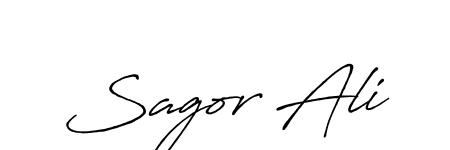 It looks lik you need a new signature style for name Sagor Ali. Design unique handwritten (Antro_Vectra_Bolder) signature with our free signature maker in just a few clicks. Sagor Ali signature style 7 images and pictures png