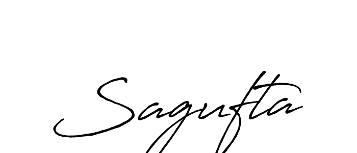 How to make Sagufta name signature. Use Antro_Vectra_Bolder style for creating short signs online. This is the latest handwritten sign. Sagufta signature style 7 images and pictures png