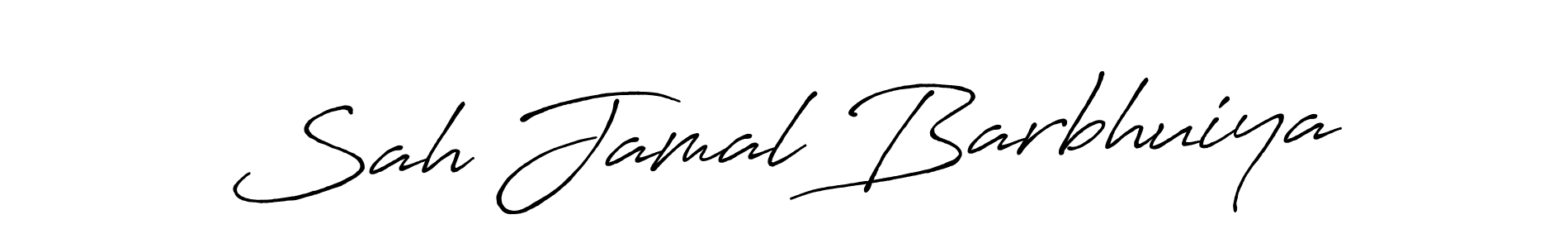 Make a beautiful signature design for name Sah Jamal Barbhuiya. Use this online signature maker to create a handwritten signature for free. Sah Jamal Barbhuiya signature style 7 images and pictures png