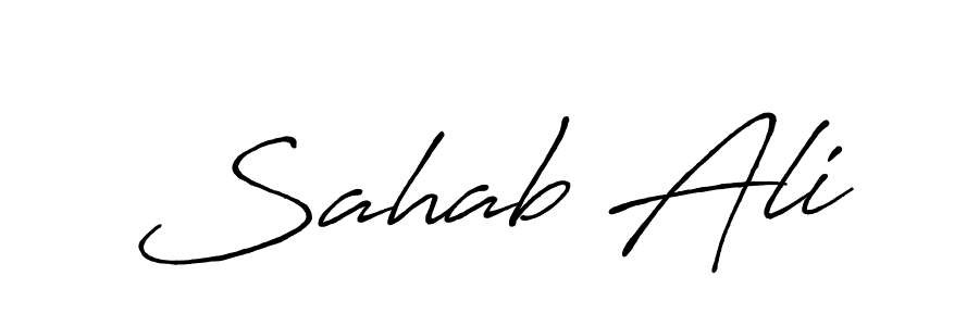 You can use this online signature creator to create a handwritten signature for the name Sahab Ali. This is the best online autograph maker. Sahab Ali signature style 7 images and pictures png