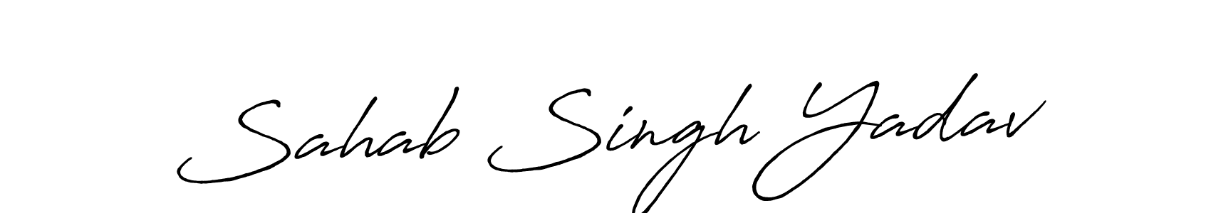 Once you've used our free online signature maker to create your best signature Antro_Vectra_Bolder style, it's time to enjoy all of the benefits that Sahab Singh Yadav name signing documents. Sahab Singh Yadav signature style 7 images and pictures png