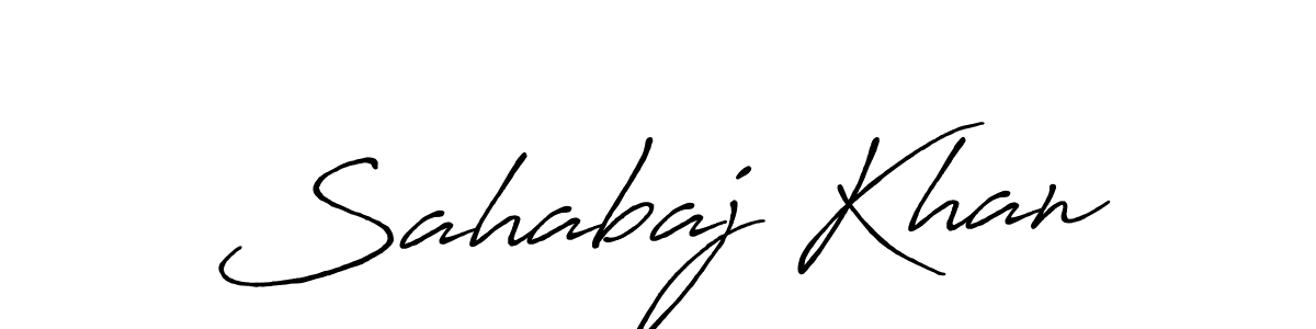 Also You can easily find your signature by using the search form. We will create Sahabaj Khan name handwritten signature images for you free of cost using Antro_Vectra_Bolder sign style. Sahabaj Khan signature style 7 images and pictures png