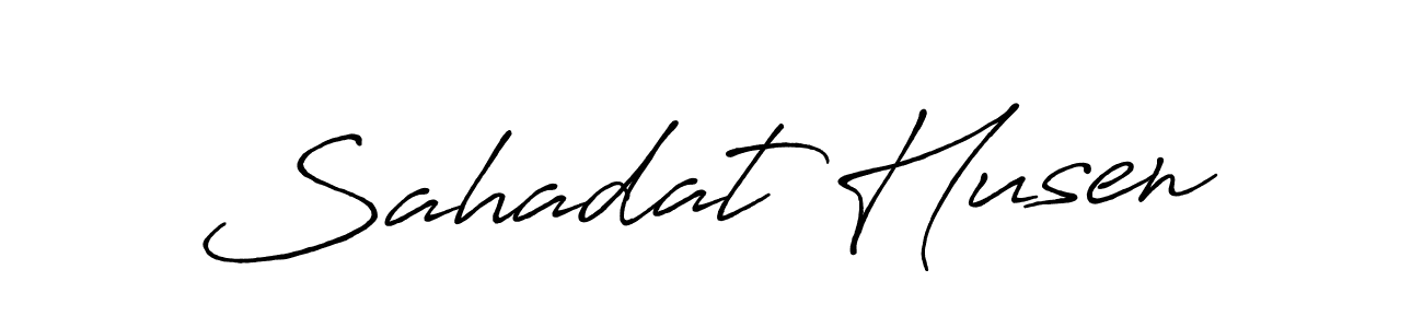 How to Draw Sahadat Husen signature style? Antro_Vectra_Bolder is a latest design signature styles for name Sahadat Husen. Sahadat Husen signature style 7 images and pictures png