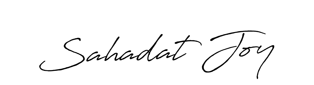 Make a short Sahadat Joy signature style. Manage your documents anywhere anytime using Antro_Vectra_Bolder. Create and add eSignatures, submit forms, share and send files easily. Sahadat Joy signature style 7 images and pictures png