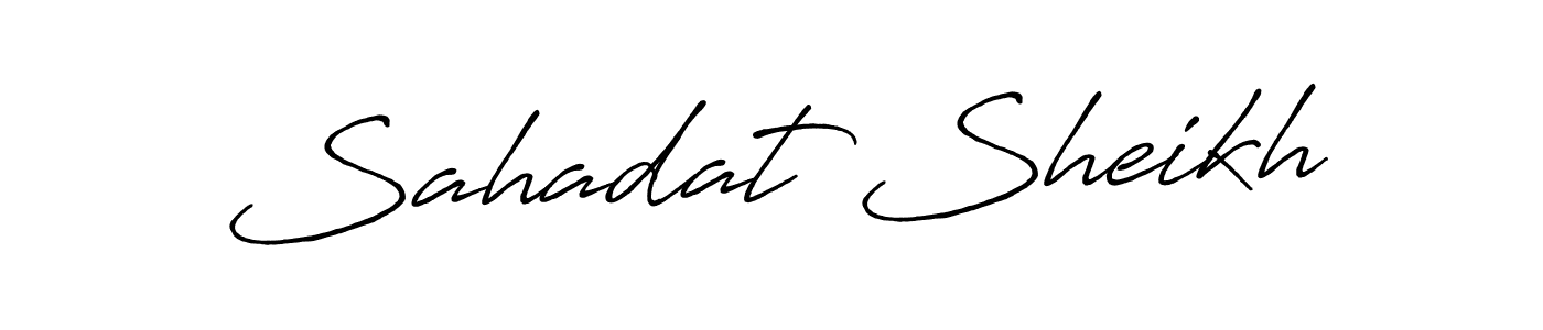 You can use this online signature creator to create a handwritten signature for the name Sahadat Sheikh. This is the best online autograph maker. Sahadat Sheikh signature style 7 images and pictures png