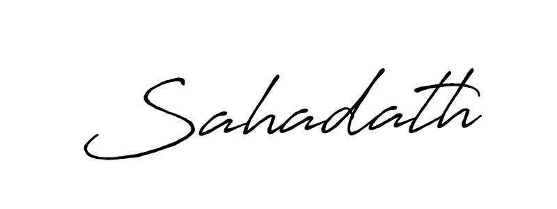 Antro_Vectra_Bolder is a professional signature style that is perfect for those who want to add a touch of class to their signature. It is also a great choice for those who want to make their signature more unique. Get Sahadath name to fancy signature for free. Sahadath signature style 7 images and pictures png