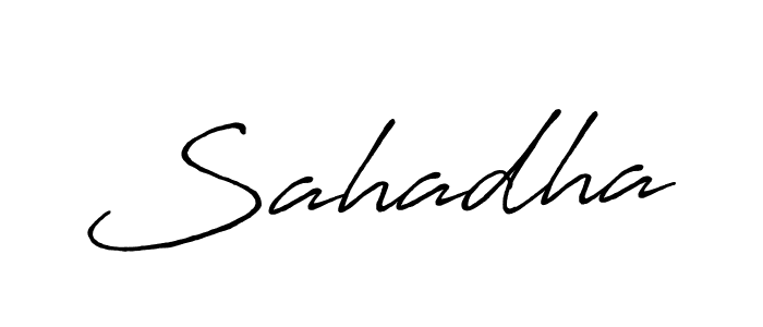 Make a beautiful signature design for name Sahadha. Use this online signature maker to create a handwritten signature for free. Sahadha signature style 7 images and pictures png