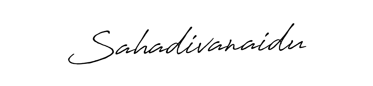 Once you've used our free online signature maker to create your best signature Antro_Vectra_Bolder style, it's time to enjoy all of the benefits that Sahadivanaidu name signing documents. Sahadivanaidu signature style 7 images and pictures png