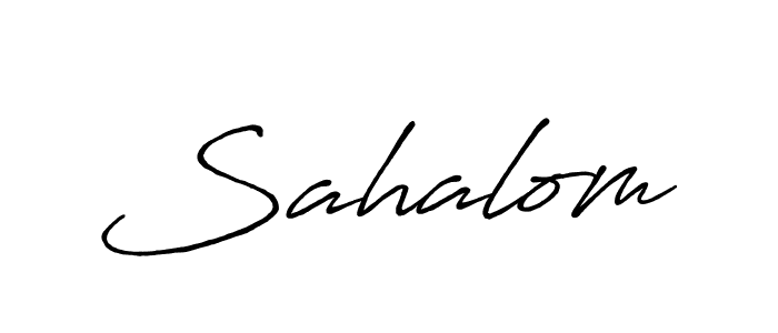 Antro_Vectra_Bolder is a professional signature style that is perfect for those who want to add a touch of class to their signature. It is also a great choice for those who want to make their signature more unique. Get Sahalom name to fancy signature for free. Sahalom signature style 7 images and pictures png