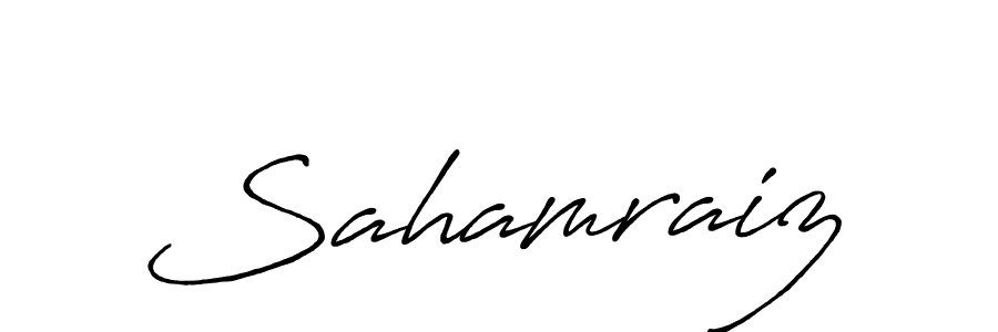 See photos of Sahamraiz official signature by Spectra . Check more albums & portfolios. Read reviews & check more about Antro_Vectra_Bolder font. Sahamraiz signature style 7 images and pictures png