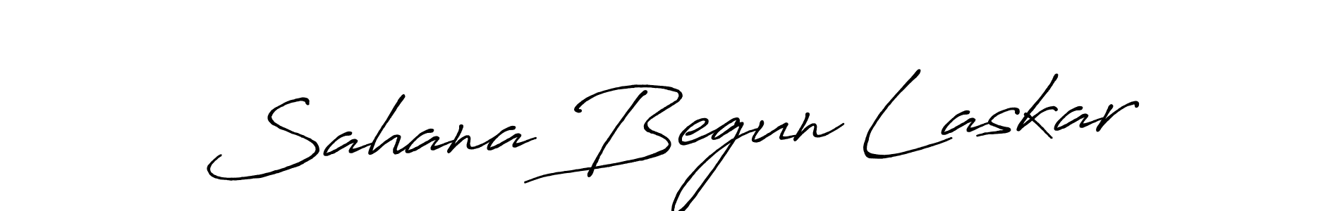 Use a signature maker to create a handwritten signature online. With this signature software, you can design (Antro_Vectra_Bolder) your own signature for name Sahana Begun Laskar. Sahana Begun Laskar signature style 7 images and pictures png
