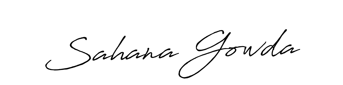 How to Draw Sahana Gowda signature style? Antro_Vectra_Bolder is a latest design signature styles for name Sahana Gowda. Sahana Gowda signature style 7 images and pictures png
