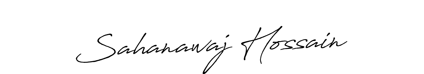 Sahanawaj Hossain stylish signature style. Best Handwritten Sign (Antro_Vectra_Bolder) for my name. Handwritten Signature Collection Ideas for my name Sahanawaj Hossain. Sahanawaj Hossain signature style 7 images and pictures png