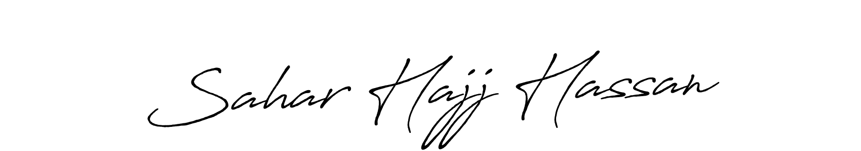 Make a beautiful signature design for name Sahar Hajj Hassan. Use this online signature maker to create a handwritten signature for free. Sahar Hajj Hassan signature style 7 images and pictures png