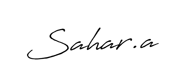 Similarly Antro_Vectra_Bolder is the best handwritten signature design. Signature creator online .You can use it as an online autograph creator for name Sahar.a. Sahar.a signature style 7 images and pictures png