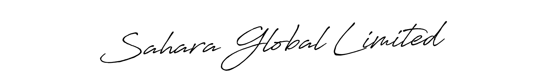 if you are searching for the best signature style for your name Sahara Global Limited. so please give up your signature search. here we have designed multiple signature styles  using Antro_Vectra_Bolder. Sahara Global Limited signature style 7 images and pictures png