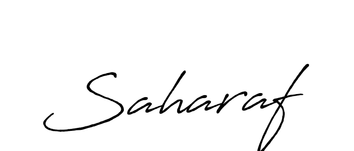Also You can easily find your signature by using the search form. We will create Saharaf name handwritten signature images for you free of cost using Antro_Vectra_Bolder sign style. Saharaf signature style 7 images and pictures png
