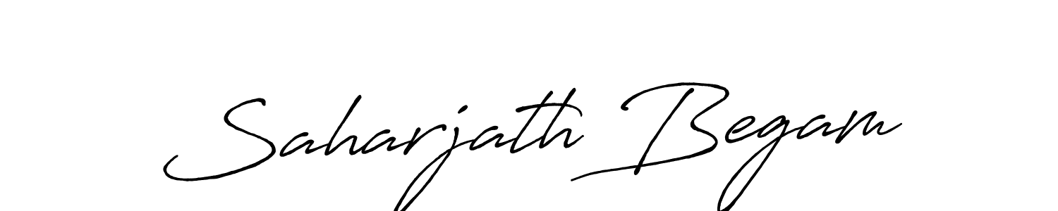 Make a short Saharjath Begam signature style. Manage your documents anywhere anytime using Antro_Vectra_Bolder. Create and add eSignatures, submit forms, share and send files easily. Saharjath Begam signature style 7 images and pictures png