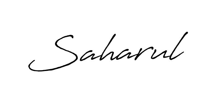 Saharul stylish signature style. Best Handwritten Sign (Antro_Vectra_Bolder) for my name. Handwritten Signature Collection Ideas for my name Saharul. Saharul signature style 7 images and pictures png