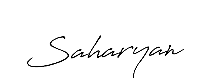 Saharyan stylish signature style. Best Handwritten Sign (Antro_Vectra_Bolder) for my name. Handwritten Signature Collection Ideas for my name Saharyan. Saharyan signature style 7 images and pictures png