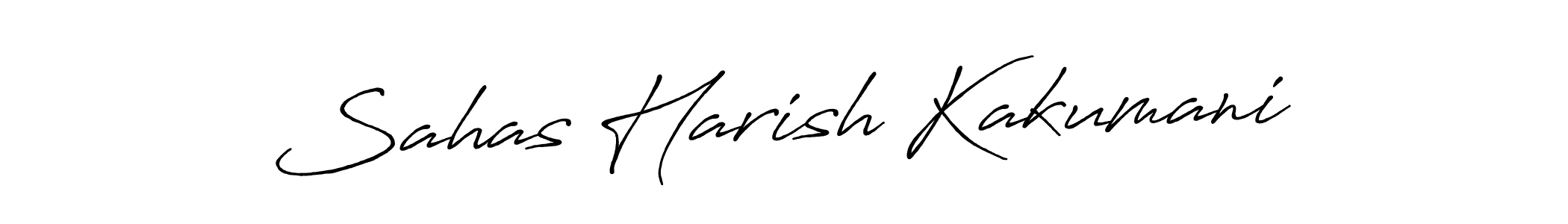You can use this online signature creator to create a handwritten signature for the name Sahas Harish Kakumani. This is the best online autograph maker. Sahas Harish Kakumani signature style 7 images and pictures png