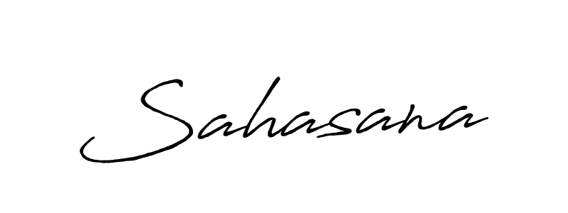 if you are searching for the best signature style for your name Sahasana. so please give up your signature search. here we have designed multiple signature styles  using Antro_Vectra_Bolder. Sahasana signature style 7 images and pictures png