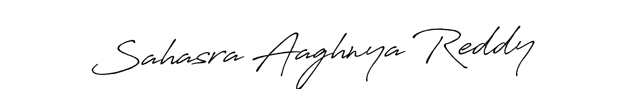 It looks lik you need a new signature style for name Sahasra Aaghnya Reddy. Design unique handwritten (Antro_Vectra_Bolder) signature with our free signature maker in just a few clicks. Sahasra Aaghnya Reddy signature style 7 images and pictures png