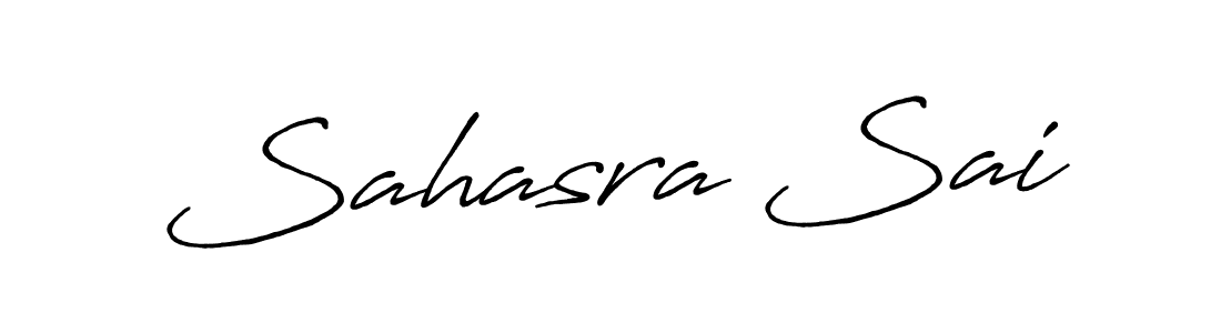 Antro_Vectra_Bolder is a professional signature style that is perfect for those who want to add a touch of class to their signature. It is also a great choice for those who want to make their signature more unique. Get Sahasra Sai name to fancy signature for free. Sahasra Sai signature style 7 images and pictures png