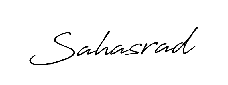 How to make Sahasrad signature? Antro_Vectra_Bolder is a professional autograph style. Create handwritten signature for Sahasrad name. Sahasrad signature style 7 images and pictures png