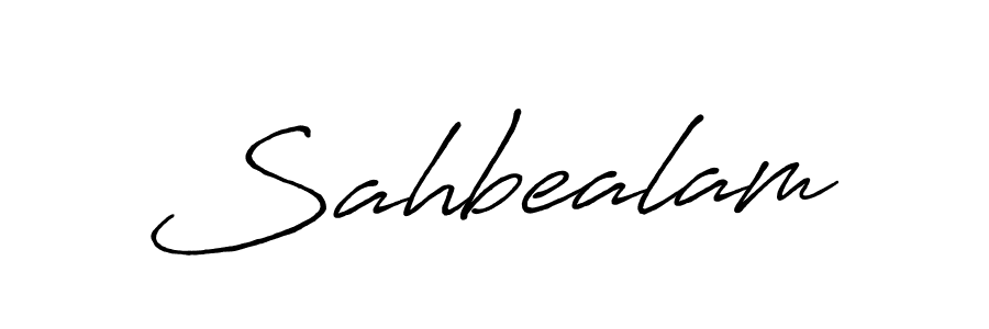 The best way (Antro_Vectra_Bolder) to make a short signature is to pick only two or three words in your name. The name Sahbealam include a total of six letters. For converting this name. Sahbealam signature style 7 images and pictures png