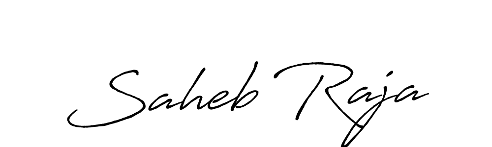 Once you've used our free online signature maker to create your best signature Antro_Vectra_Bolder style, it's time to enjoy all of the benefits that Saheb Raja name signing documents. Saheb Raja signature style 7 images and pictures png