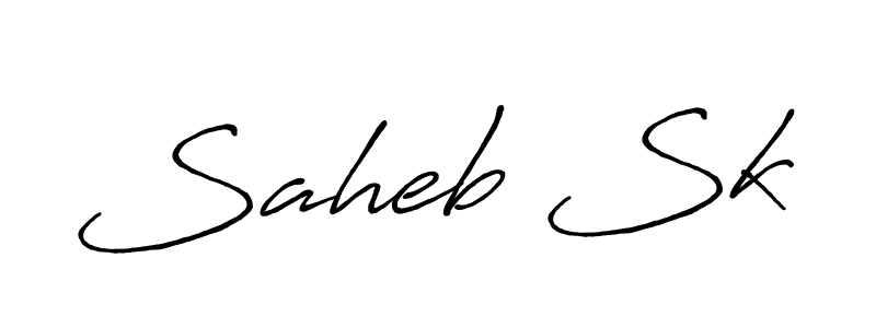 Similarly Antro_Vectra_Bolder is the best handwritten signature design. Signature creator online .You can use it as an online autograph creator for name Saheb Sk. Saheb Sk signature style 7 images and pictures png