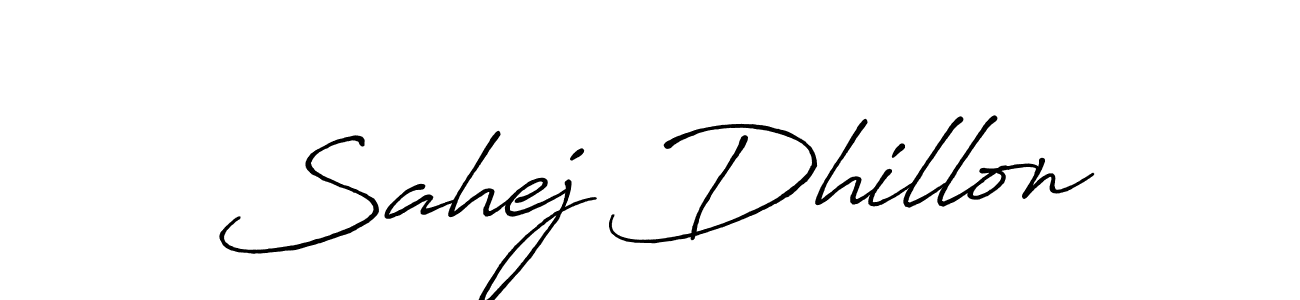 Best and Professional Signature Style for Sahej Dhillon. Antro_Vectra_Bolder Best Signature Style Collection. Sahej Dhillon signature style 7 images and pictures png