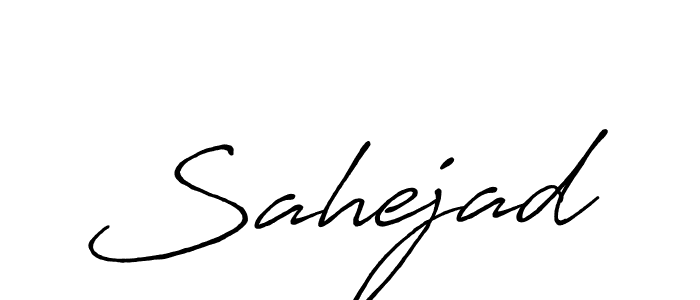 It looks lik you need a new signature style for name Sahejad. Design unique handwritten (Antro_Vectra_Bolder) signature with our free signature maker in just a few clicks. Sahejad signature style 7 images and pictures png