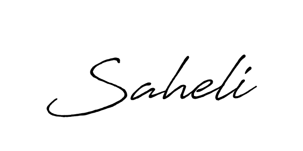 Make a short Saheli signature style. Manage your documents anywhere anytime using Antro_Vectra_Bolder. Create and add eSignatures, submit forms, share and send files easily. Saheli signature style 7 images and pictures png