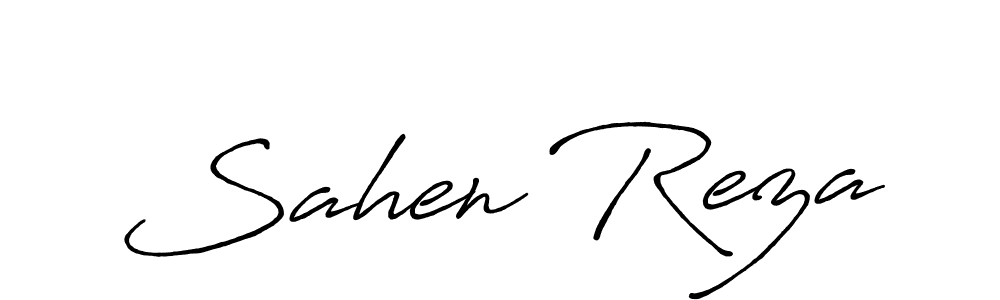 Make a beautiful signature design for name Sahen Reza. Use this online signature maker to create a handwritten signature for free. Sahen Reza signature style 7 images and pictures png