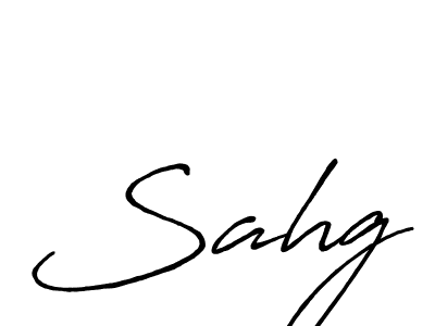 Antro_Vectra_Bolder is a professional signature style that is perfect for those who want to add a touch of class to their signature. It is also a great choice for those who want to make their signature more unique. Get Sahg name to fancy signature for free. Sahg signature style 7 images and pictures png