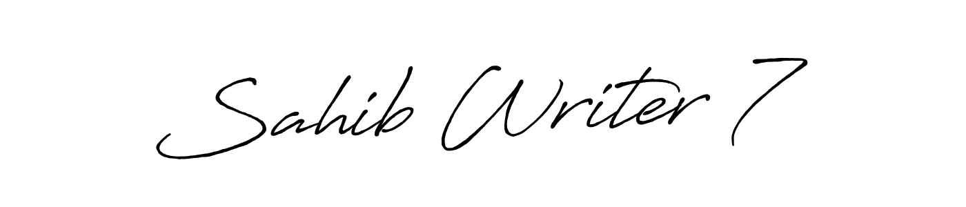 Check out images of Autograph of Sahib Writer 7 name. Actor Sahib Writer 7 Signature Style. Antro_Vectra_Bolder is a professional sign style online. Sahib Writer 7 signature style 7 images and pictures png