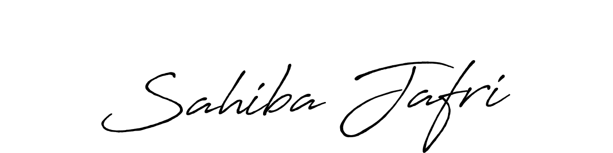 Design your own signature with our free online signature maker. With this signature software, you can create a handwritten (Antro_Vectra_Bolder) signature for name Sahiba Jafri. Sahiba Jafri signature style 7 images and pictures png