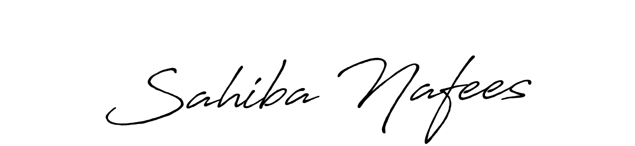 This is the best signature style for the Sahiba Nafees name. Also you like these signature font (Antro_Vectra_Bolder). Mix name signature. Sahiba Nafees signature style 7 images and pictures png
