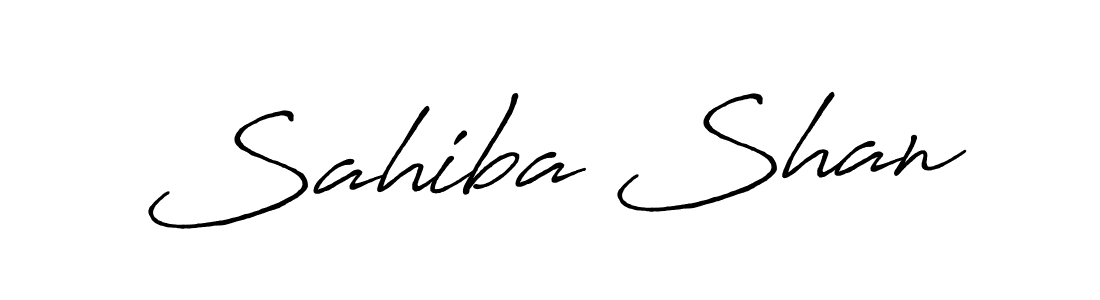 Sahiba Shan stylish signature style. Best Handwritten Sign (Antro_Vectra_Bolder) for my name. Handwritten Signature Collection Ideas for my name Sahiba Shan. Sahiba Shan signature style 7 images and pictures png
