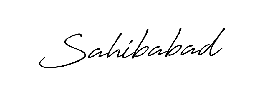 Sahibabad stylish signature style. Best Handwritten Sign (Antro_Vectra_Bolder) for my name. Handwritten Signature Collection Ideas for my name Sahibabad. Sahibabad signature style 7 images and pictures png