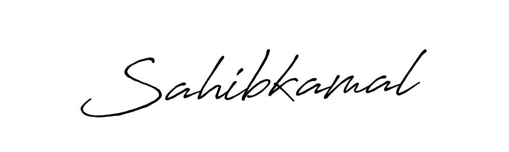 It looks lik you need a new signature style for name Sahibkamal. Design unique handwritten (Antro_Vectra_Bolder) signature with our free signature maker in just a few clicks. Sahibkamal signature style 7 images and pictures png